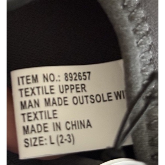 Sun & Sky Kids Water Aqua Shoes Size 2-3 Large Gray Black Unisex NWT - Picture 3 of 3